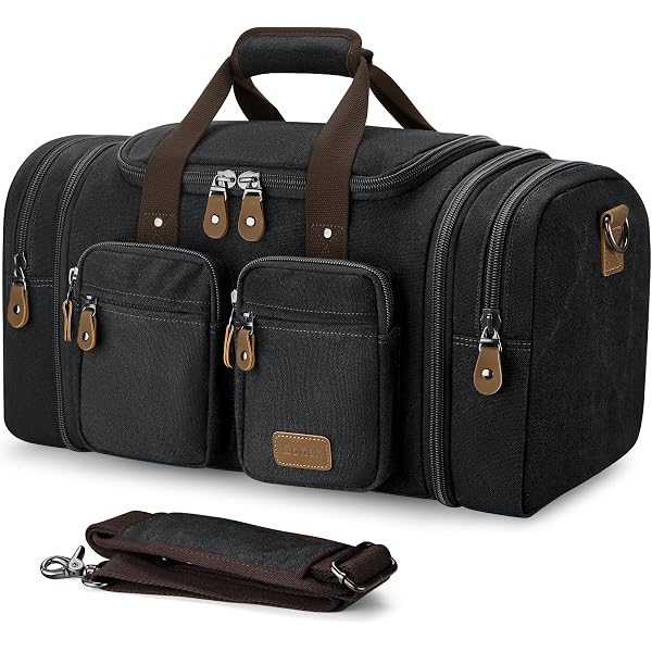 Amazon.com | Wildroad 60L Travel Duffel Bag, Expandable Canvas
